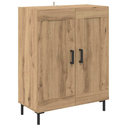 Vysoký Bufet 2 Ks Artisanový Dub 69,5 X 34 X 180 Cm