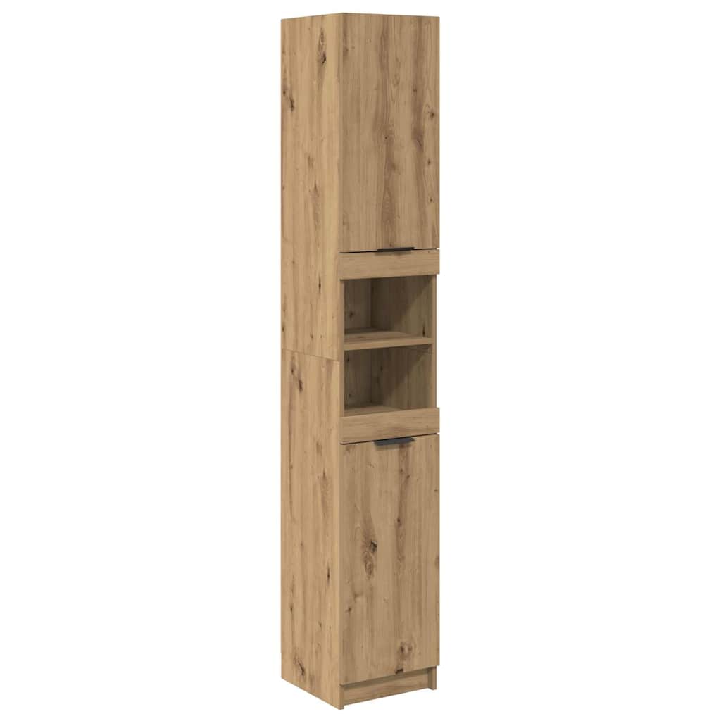 Sada Koupelnových Skříněk 3 Ks Artisanový Dub