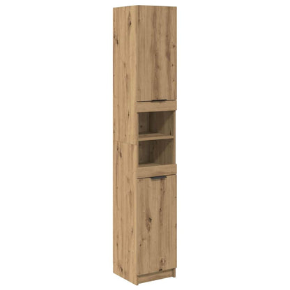 Sada Koupelnových Skříněk 3 Ks Artisanový Dub