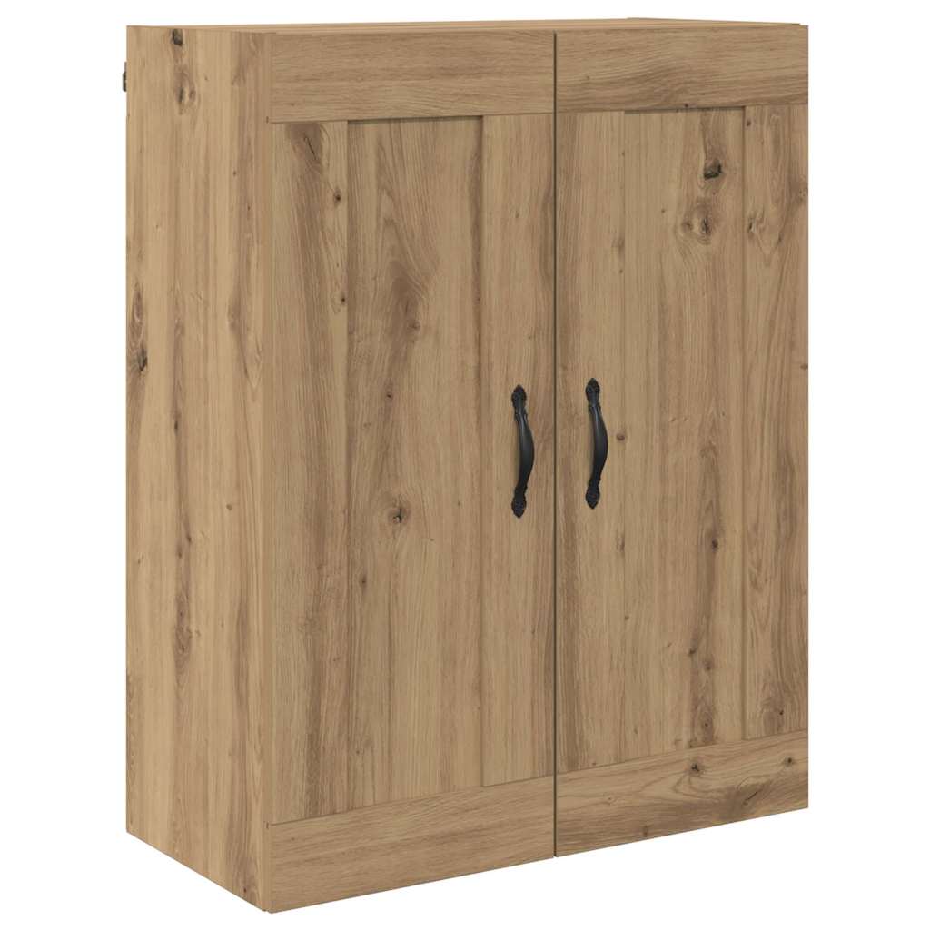 Vysoký Bufet Artisanový Dub 69,5 X 34 X 180 Cm Kompozitní Dřevo