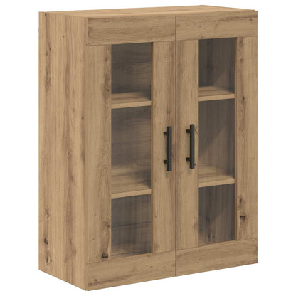 Vysoký Bufet 2 Ks Artisanový Dub 69,5 X 34 X 180 Cm