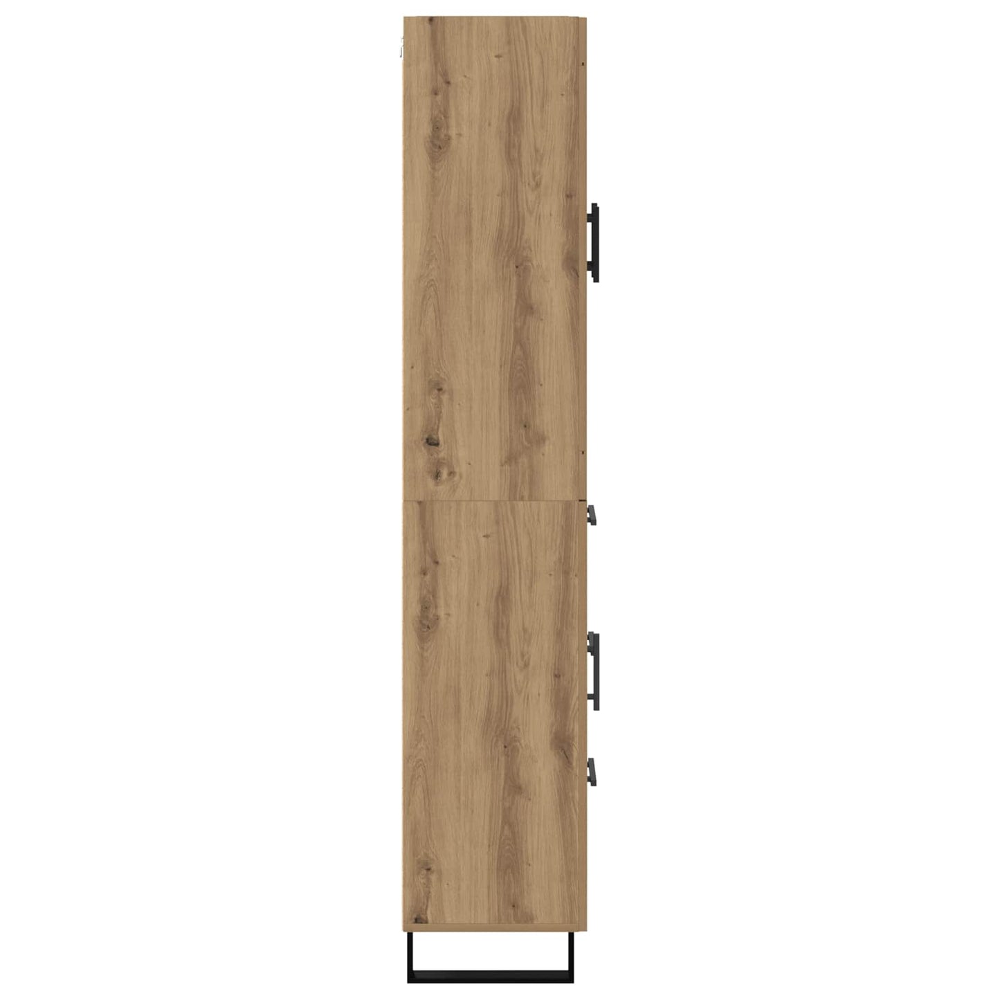 Vysoký Bufet 2 Ks Artisanový Dub 69,5 X 34 X 180 Cm