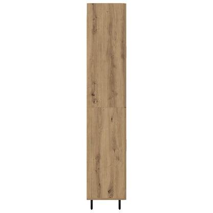 Vysoký Bufet 2 Ks Artisanový Dub 69,5 X 34 X 180 Cm