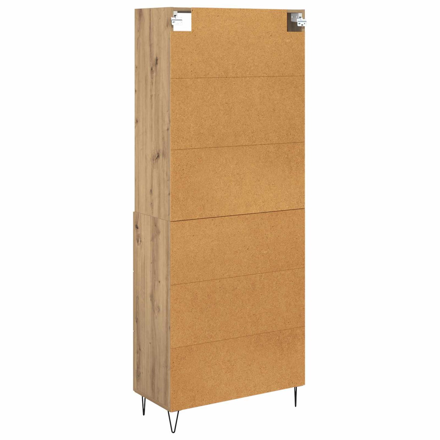 Vysoký Bufet 2 Ks Artisanový Dub 69,5 X 34 X 180 Cm
