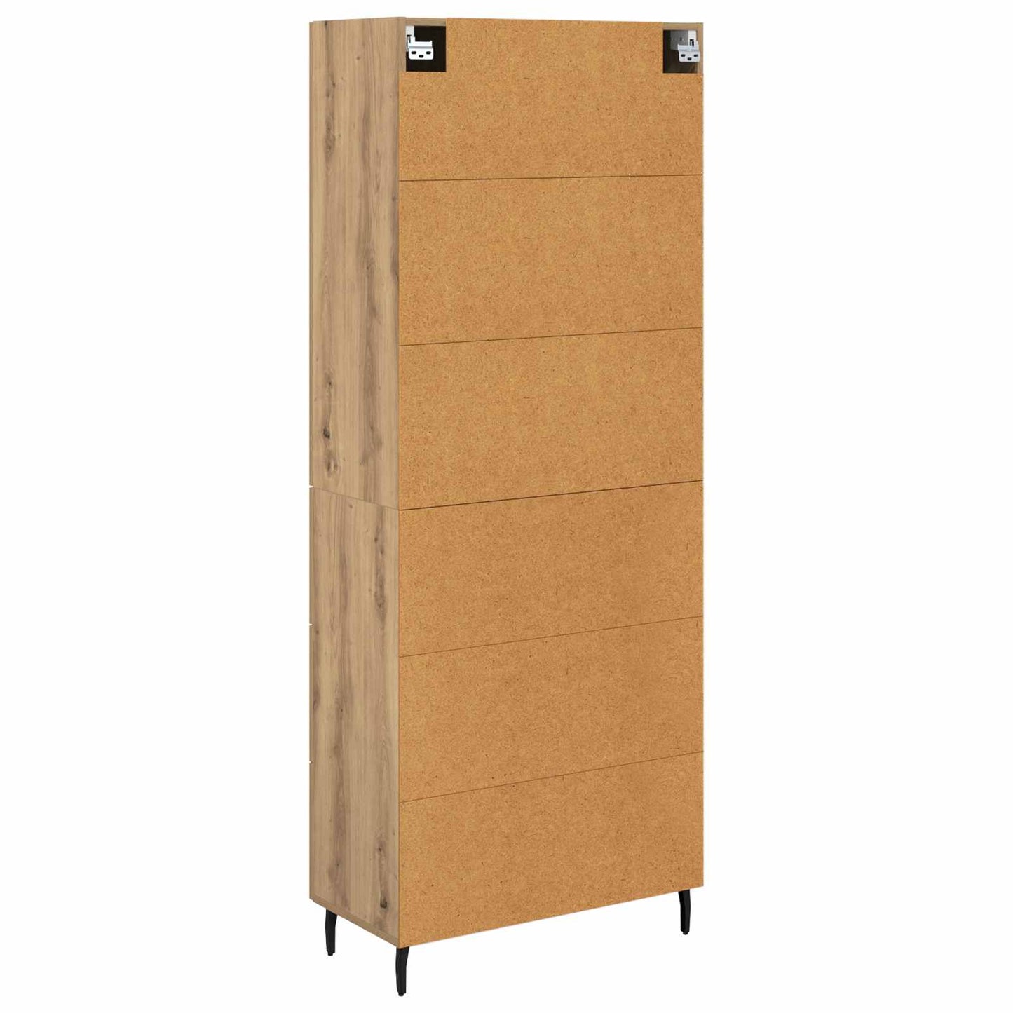 Vysoký Bufet 2 Ks Artisanový Dub 69,5 X 34 X 180 Cm