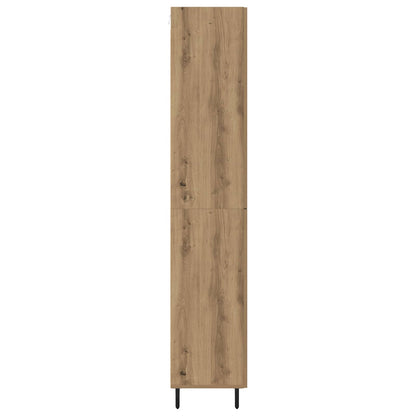 Vysoký Bufet 2 Ks Artisanový Dub 69,5 X 34 X 180 Cm