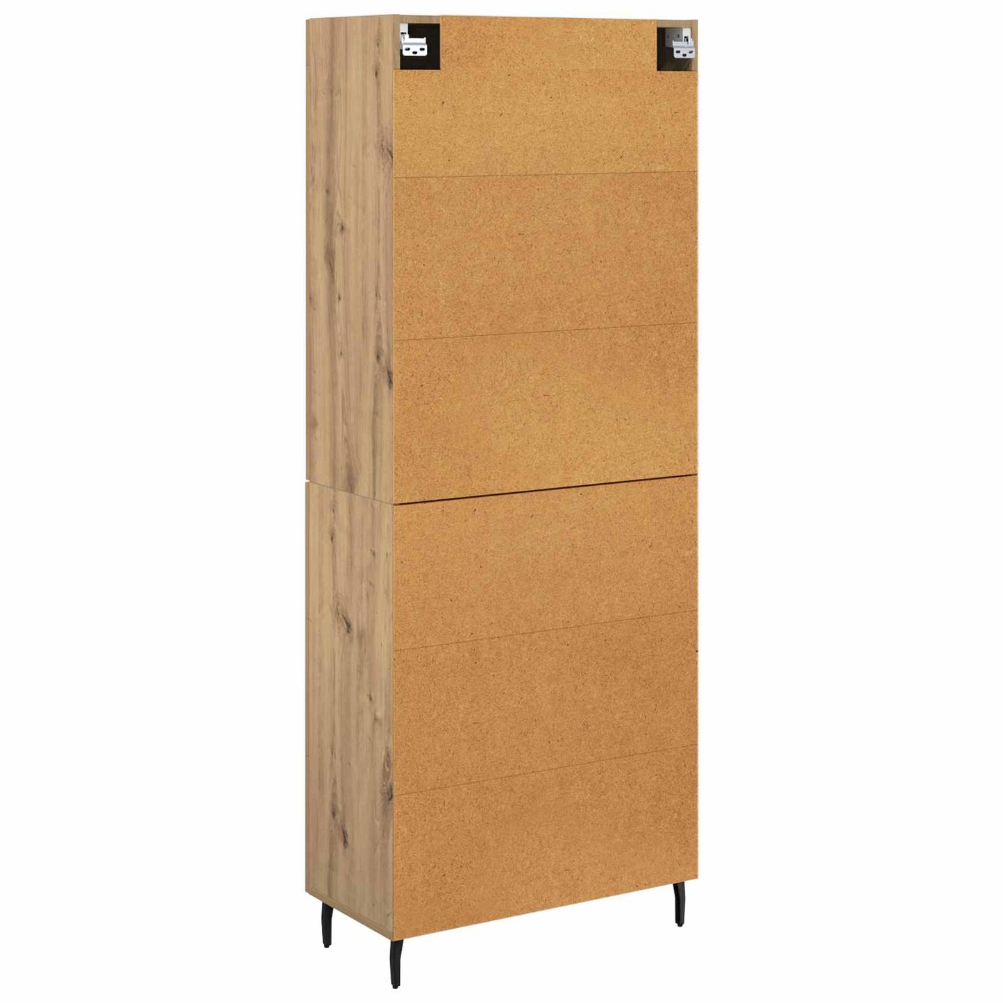 Vysoký Bufet 2 Ks Artisanový Dub 69,5 X 34 X 180 Cm