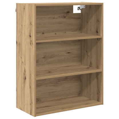 Vysoký Bufet Artisanový Dub 69,5 X 34 X 180 Cm Kompozitní Dřevo