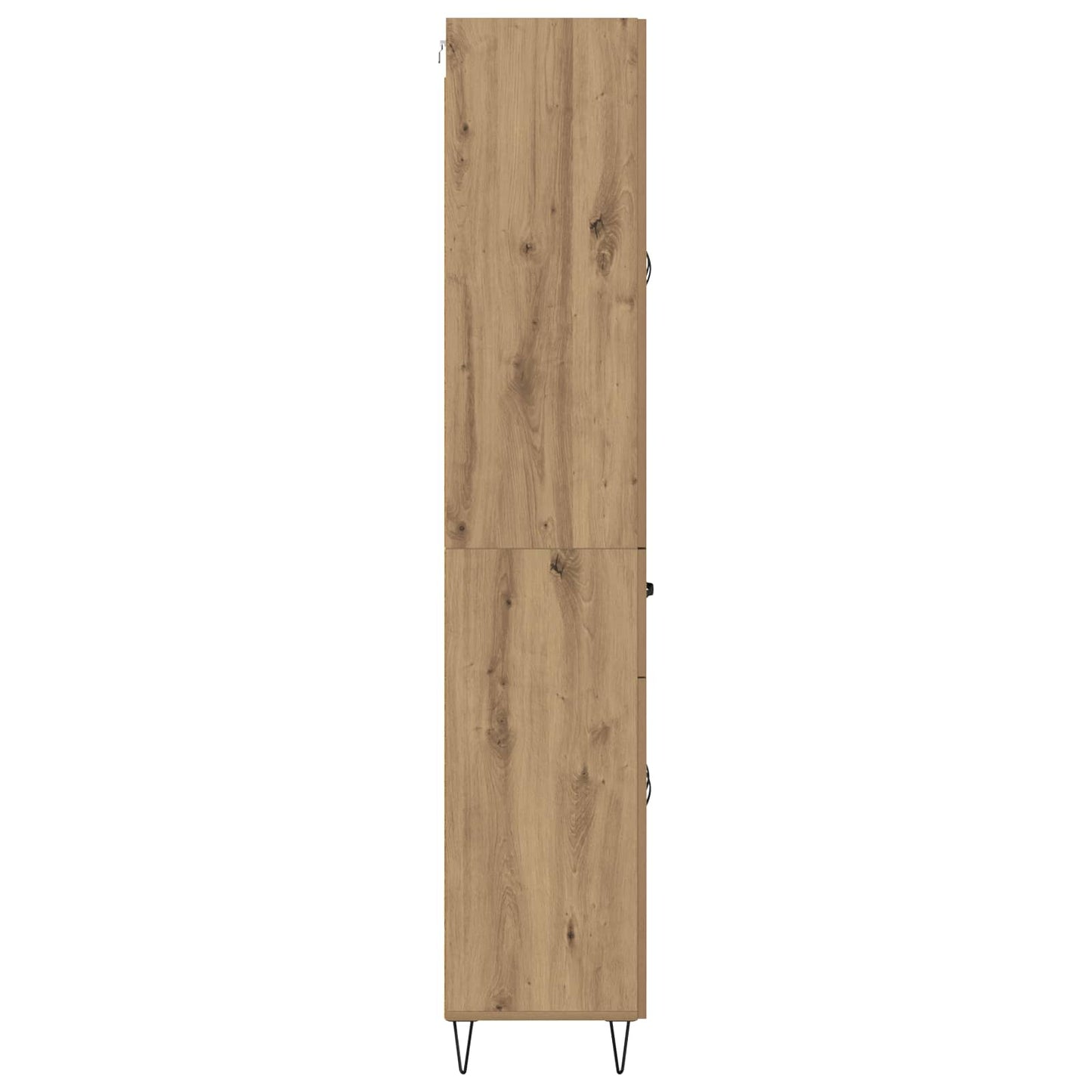 Vysoký Bufet 2 Ks Artisanový Dub 69,5 X 34 X 180 Cm