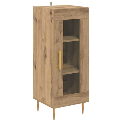 Vysoký Bufet 2 Ks Artisanový Dub 34,5 X 34 X 180 Cm