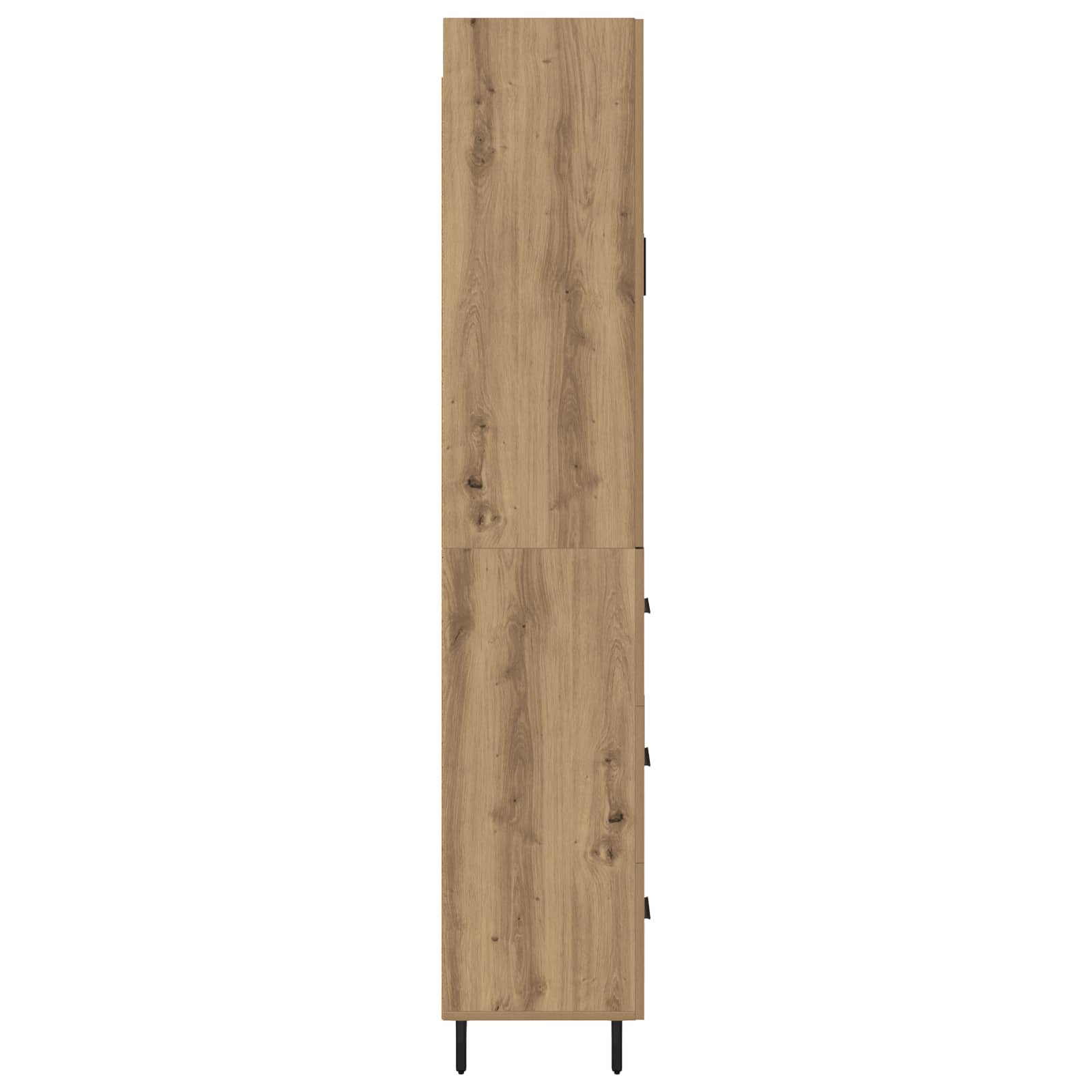 Vysoký Bufet 2 Ks Artisanový Dub 69,5 X 34 X 180 Cm