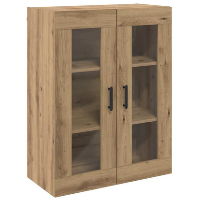 Vysoký Bufet Artisanový Dub 69,5 X 34 X 180 Cm Kompozitní Dřevo