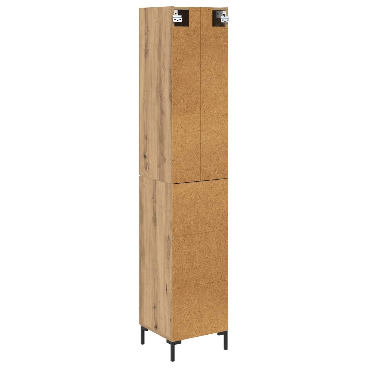 Vysoký Bufet Artisanový Dub 34,5 X 34 X 180 Cm Kompozitní Dřevo