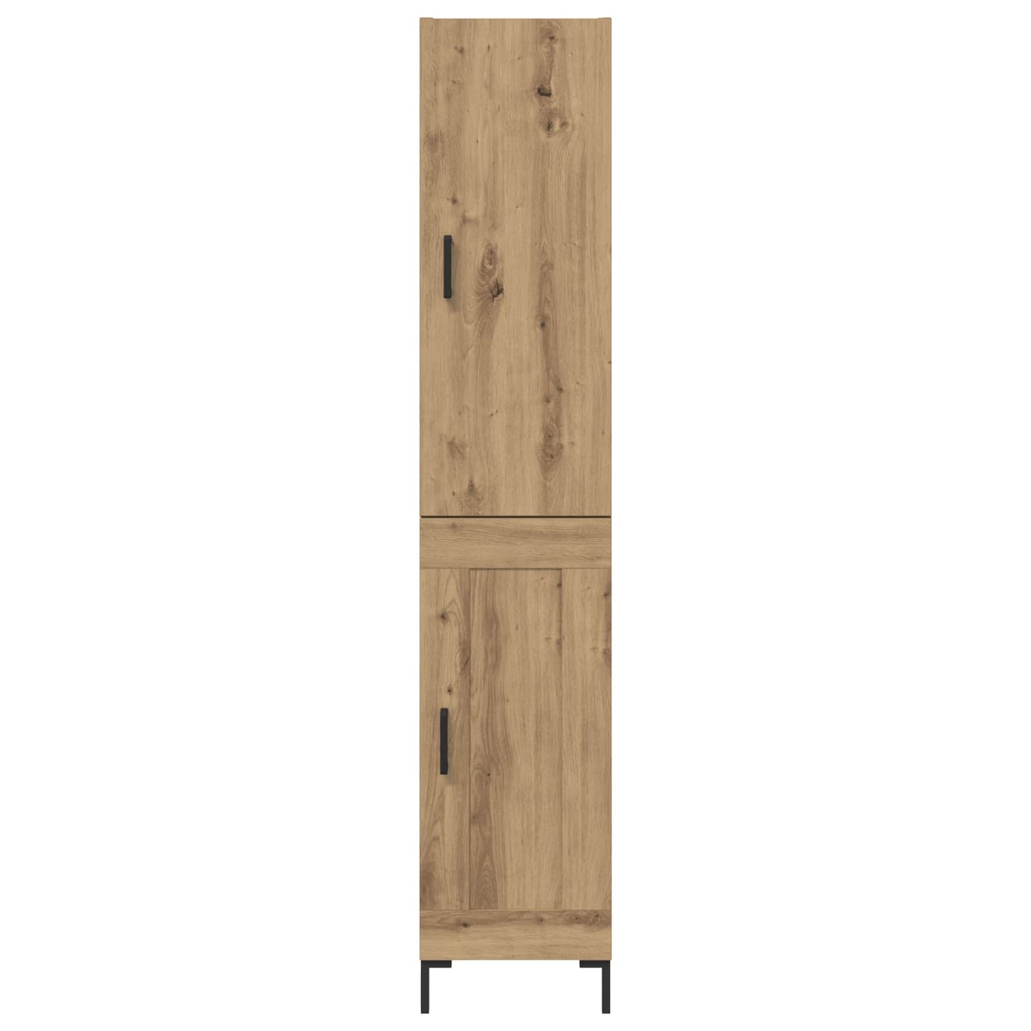 Vysoký Bufet Artisanový Dub 34,5 X 34 X 180 Cm Kompozitní Dřevo