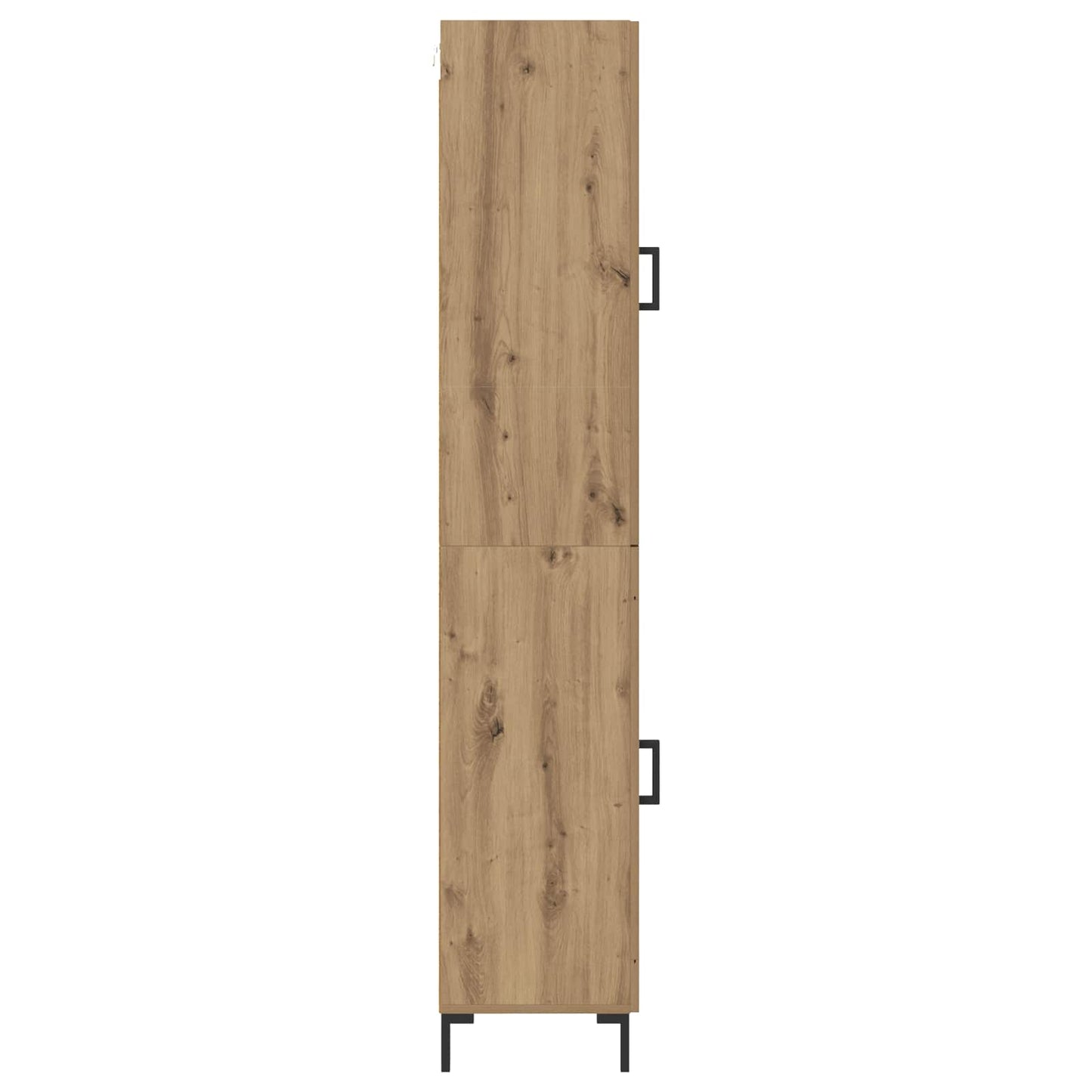 Vysoký Bufet Artisanový Dub 34,5 X 34 X 180 Cm Kompozitní Dřevo