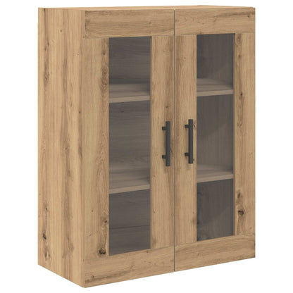 Vysoký Bufet 2 Ks Artisanový Dub 69,5 X 34 X 180 Cm