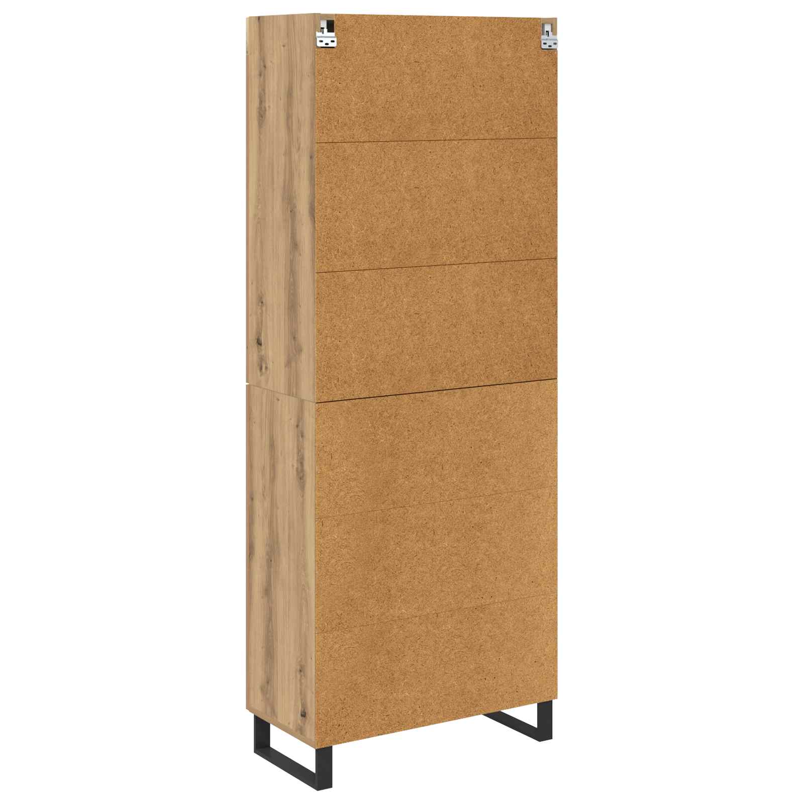 Vysoký Bufet 2 Ks Artisanový Dub 69,5 X 34 X 180 Cm