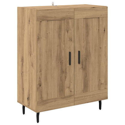 Vysoký Bufet 2 Ks Artisanový Dub 69,5 X 32,5 X 180 Cm