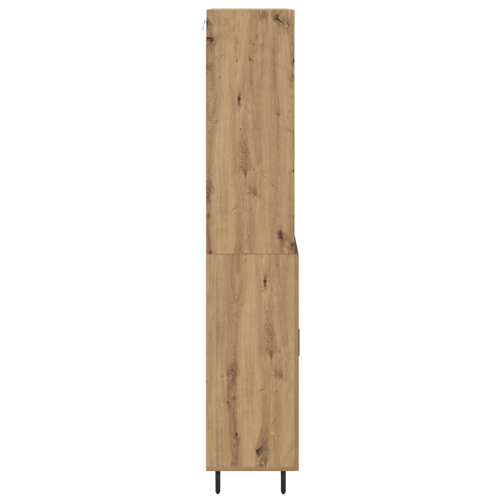 Vysoký Bufet 2 Ks Artisanový Dub 69,5 X 32,5 X 180 Cm