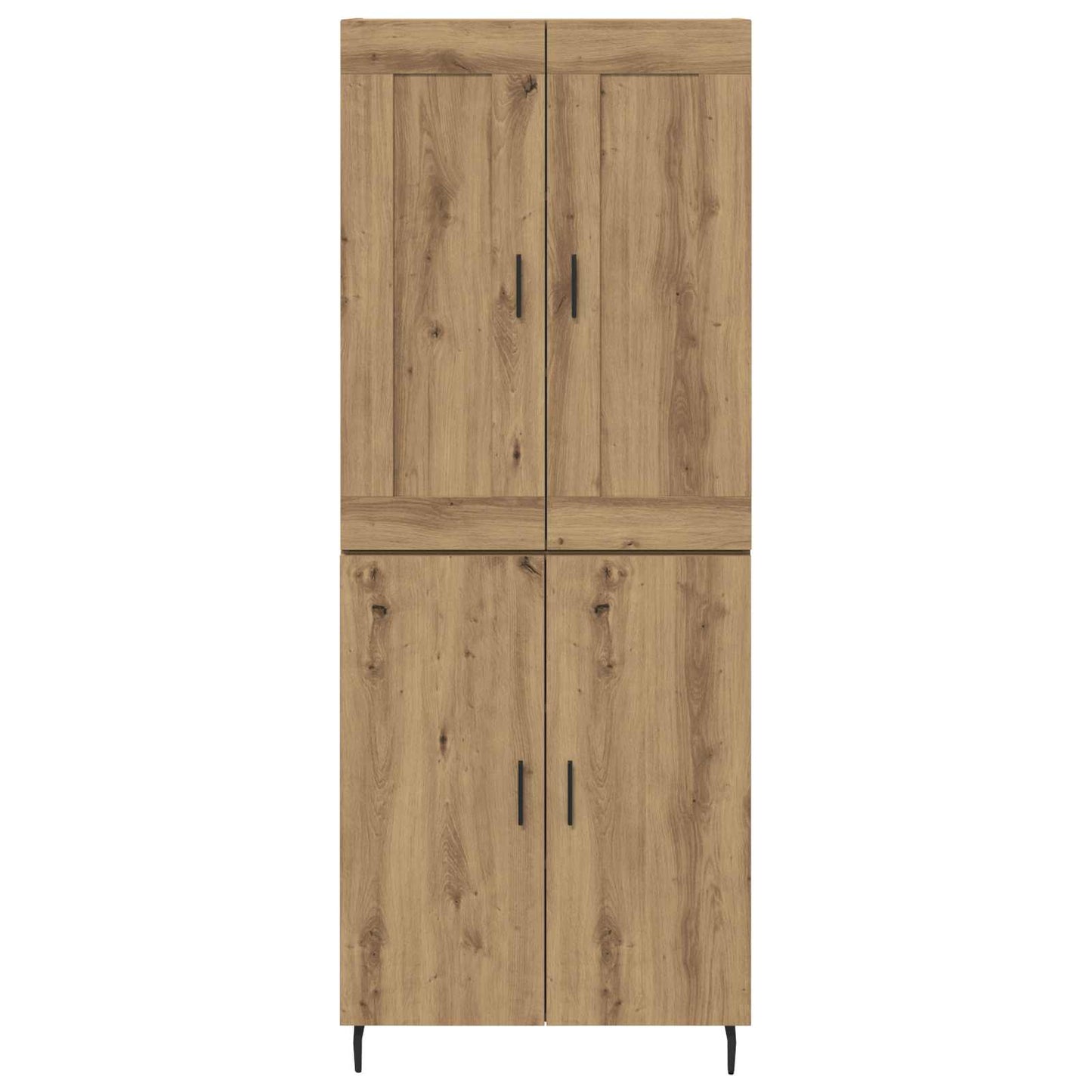 Vysoký Bufet 2 Ks Artisanový Dub 69,5 X 34 X 180 Cm