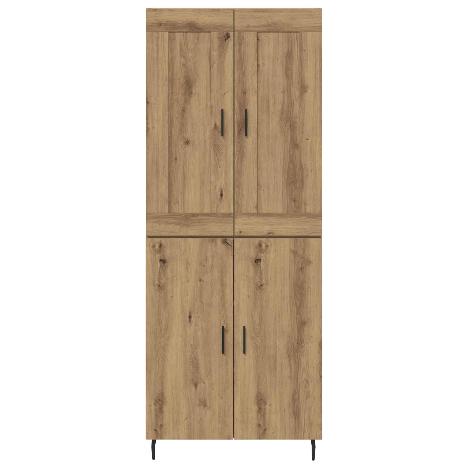 Vysoký Bufet 2 Ks Artisanový Dub 69,5 X 34 X 180 Cm