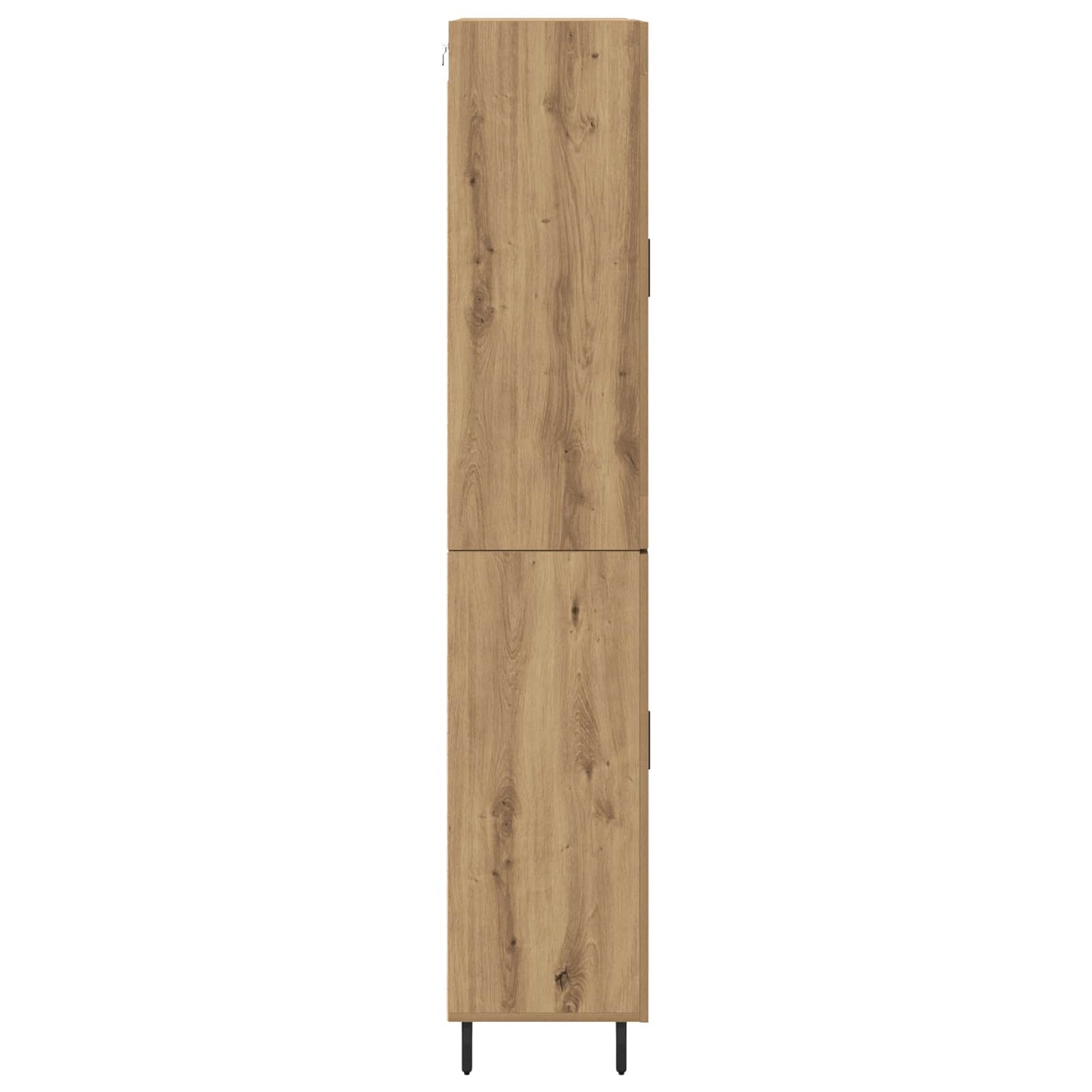 Vysoký Bufet 2 Ks Artisanový Dub 69,5 X 34 X 180 Cm