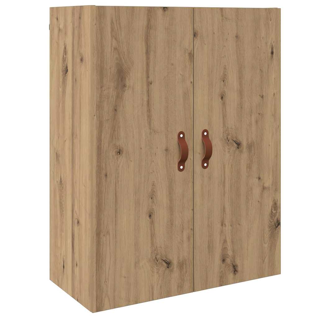 Vysoký Bufet Artisanový Dub 69,5 X 34 X 180 Cm Kompozitní Dřevo