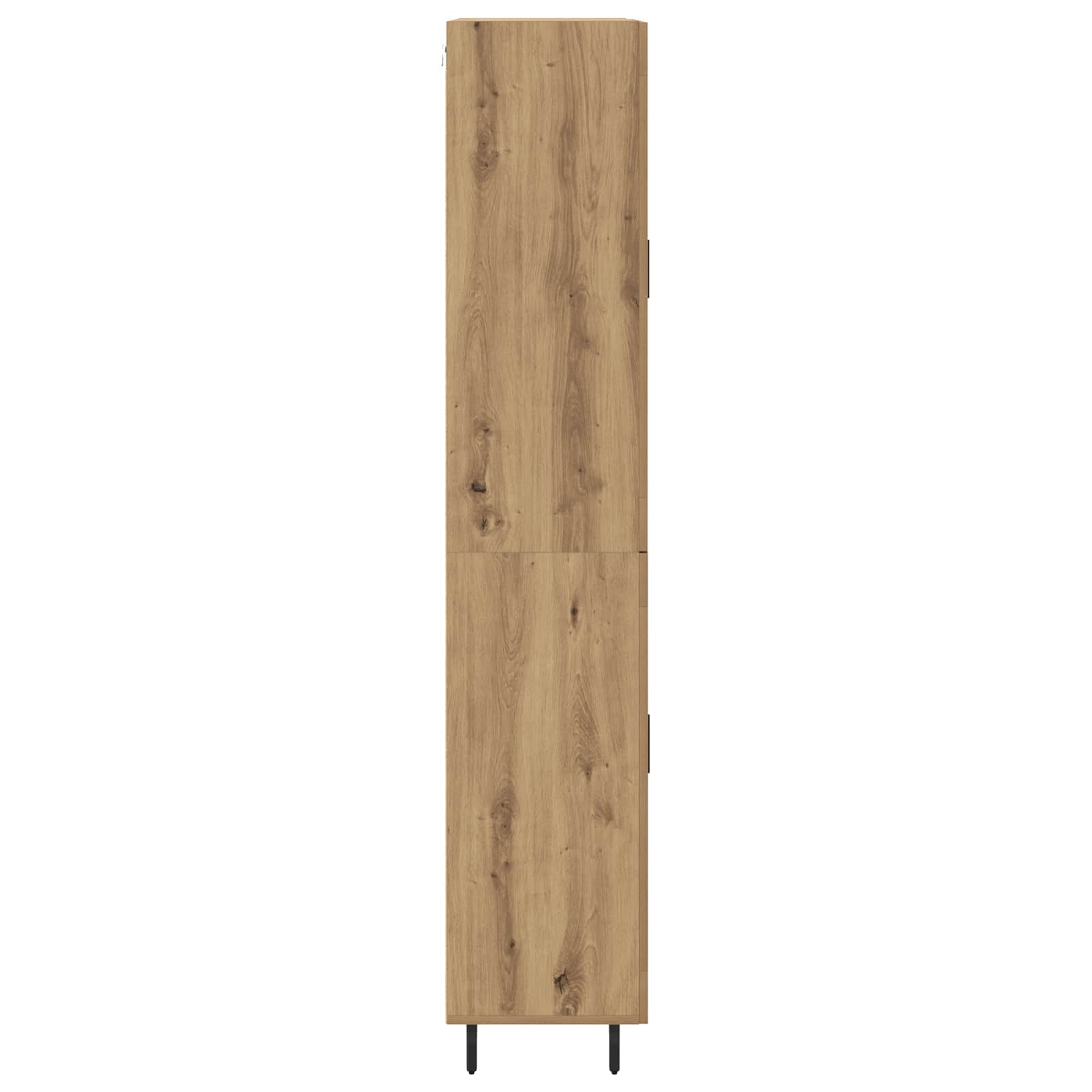 Vysoký Bufet 2 Ks Artisanový Dub 69,5 X 34 X 180 Cm