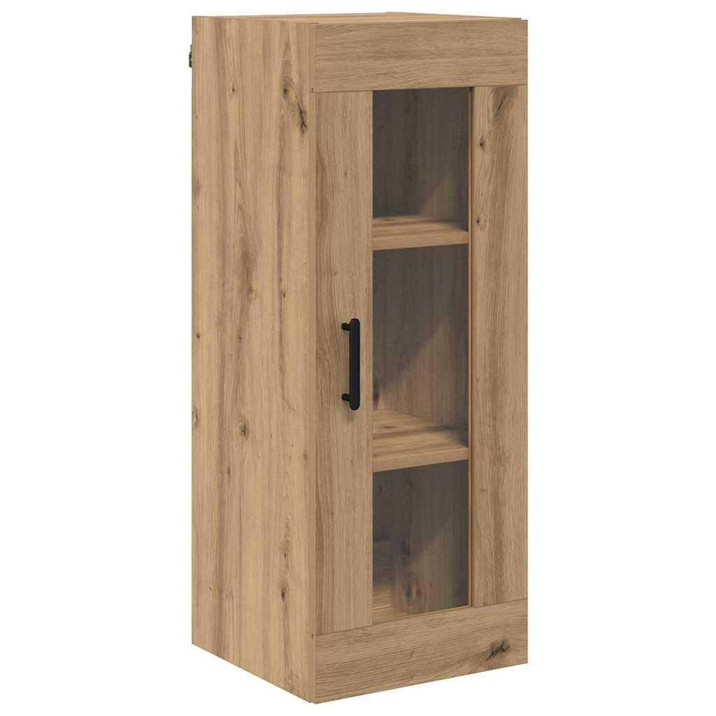 Vysoký Bufet Artisanový Dub 34,5 X 34 X 180 Cm Kompozitní Dřevo
