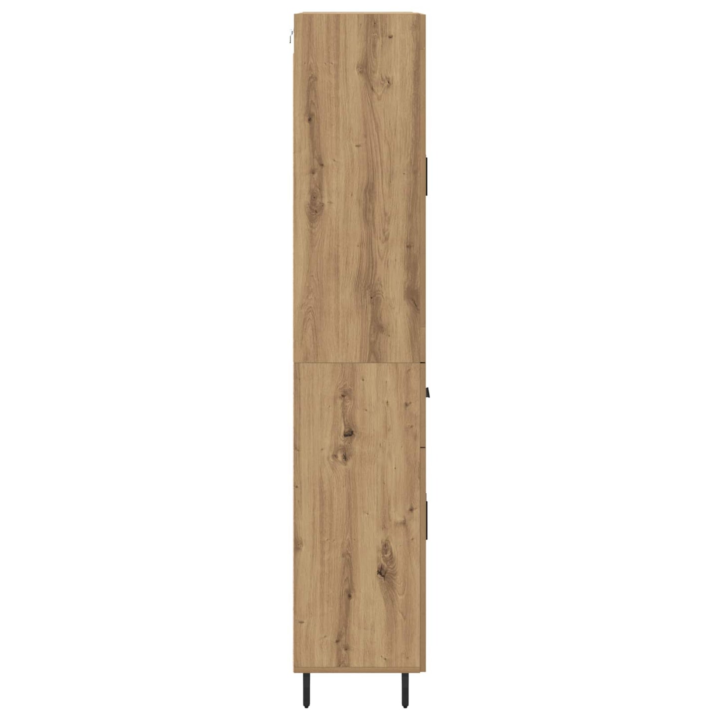 Vysoký Bufet 2 Ks Artisanový Dub 69,5 X 34 X 180 Cm