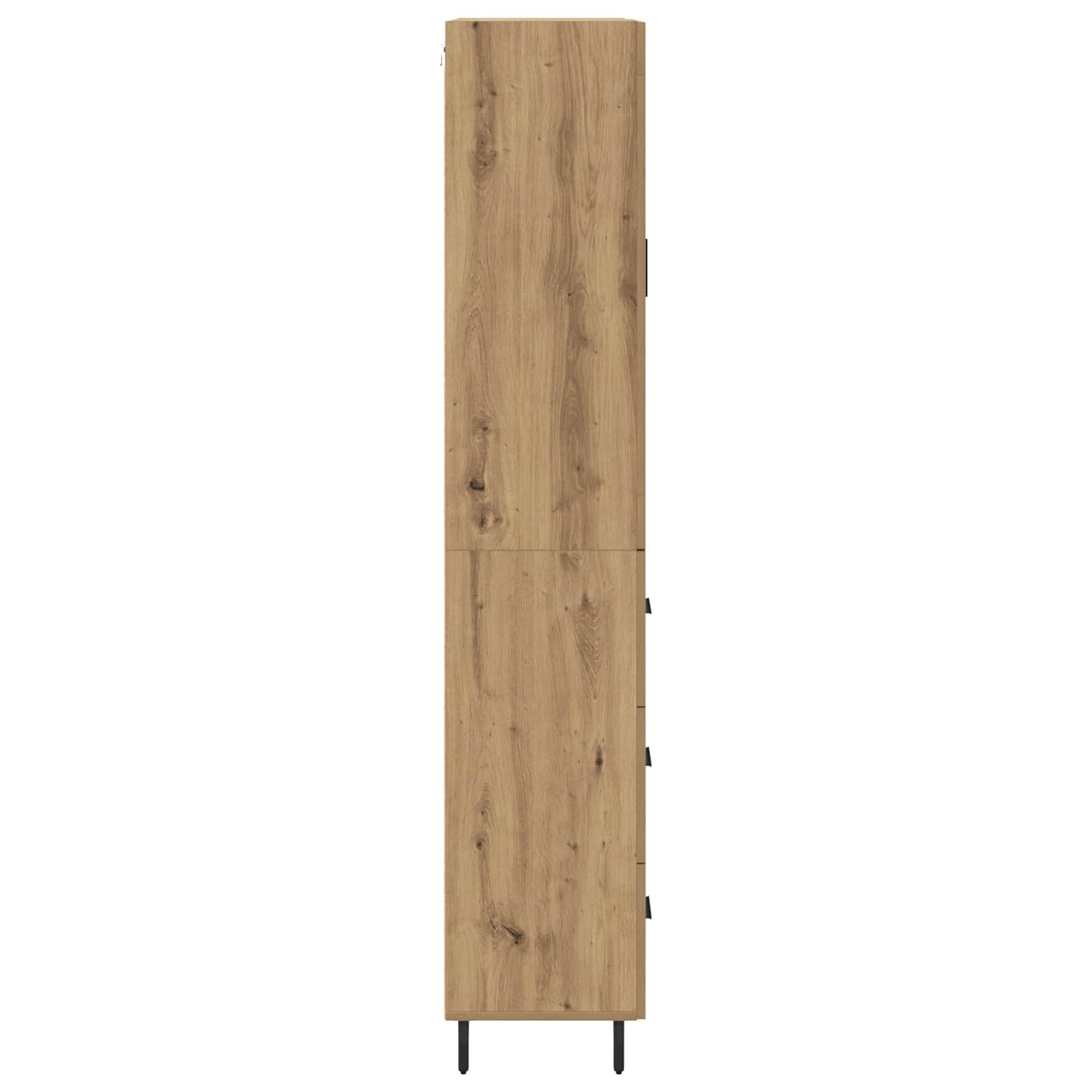 Vysoký Bufet 2 Ks Artisanový Dub 69,5 X 34 X 180 Cm