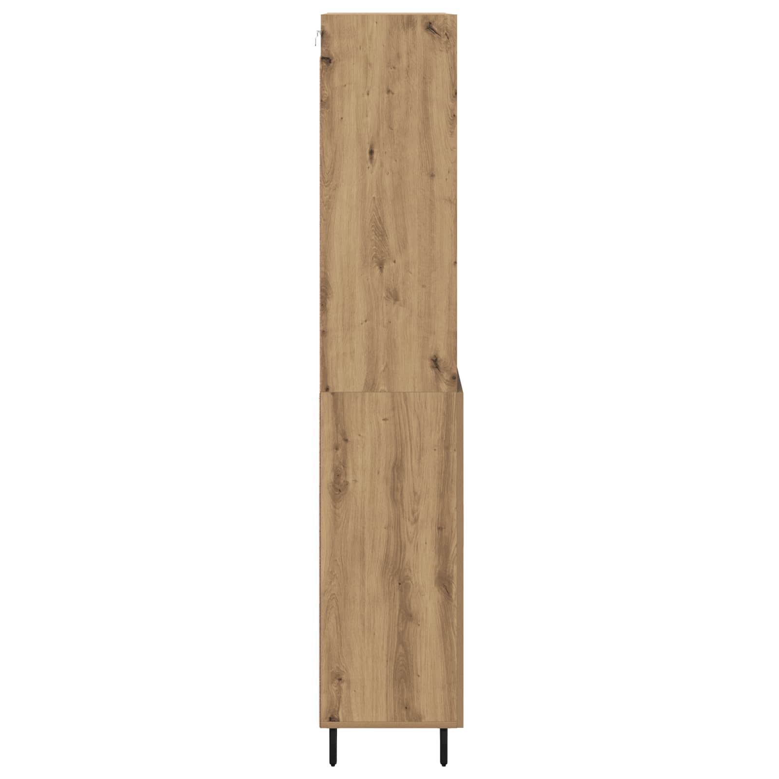 Vysoký Bufet 2 Ks Artisanový Dub 69,5 X 32,5 X 180 Cm