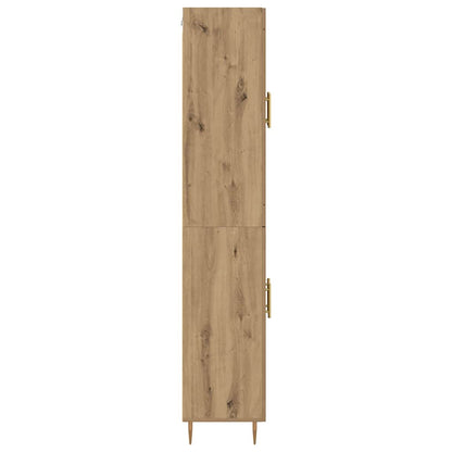 Vysoký Bufet 2 Ks Artisanový Dub 69,5 X 34 X 180 Cm