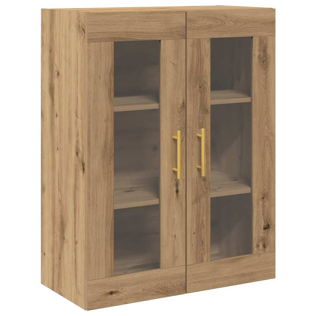 Vysoký Bufet 2 Ks Artisanový Dub 69,5 X 34 X 180 Cm