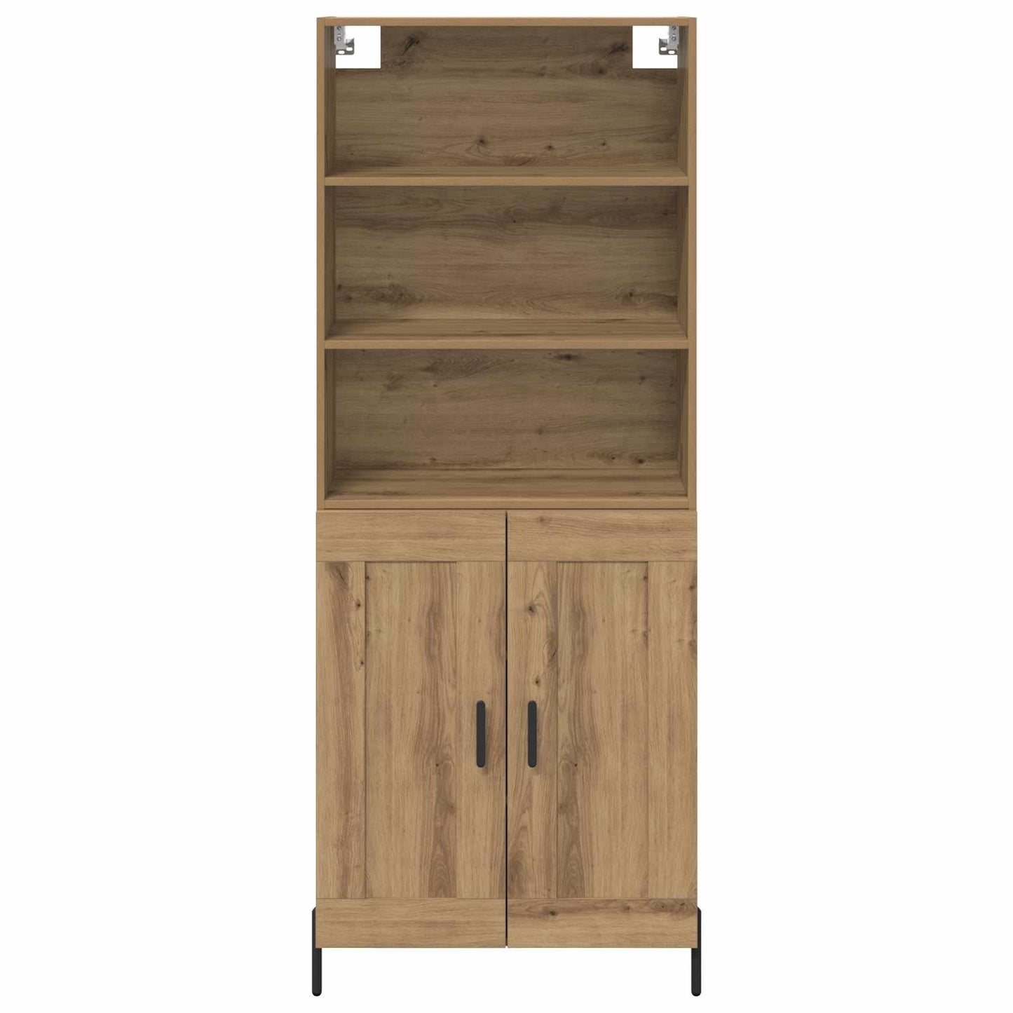 Vysoký Bufet Artisanový Dub 69,5 X 32,5 X 180 Cm