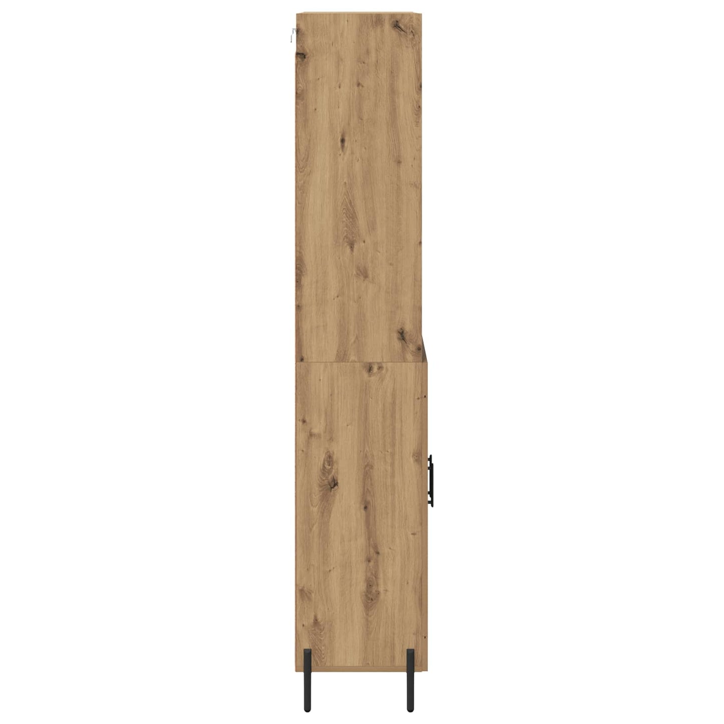Vysoký Bufet Artisanový Dub 69,5 X 32,5 X 180 Cm