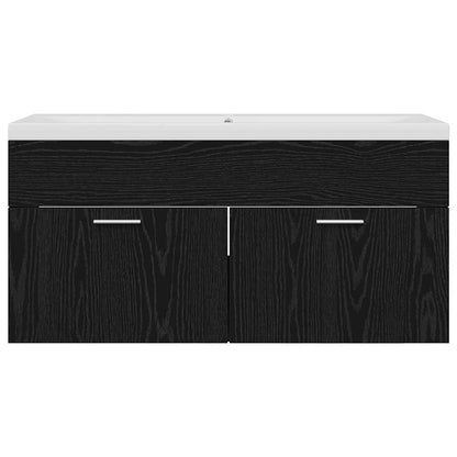 Koupelnová Skříň Černý Dub 100 X 38,5 X 46 Cm Kompozitní Dřevo