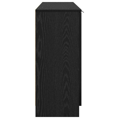 Servírovací Skříň 3 Ks Černý Dub 69,5 X 34 X 180 Cm