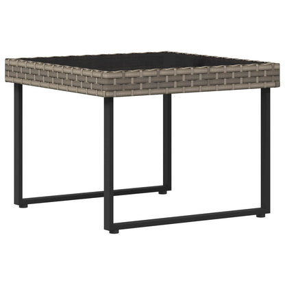 Sada Zahradních Pohovek 2 Ks Poly Rattan Ocel