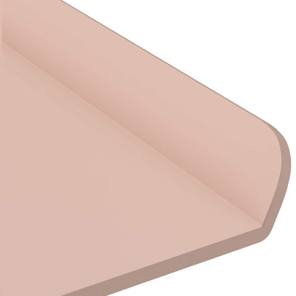 Plovoucí Police Nástěnný 3 Pcs Růžová 40 X 9 X 2,5 Cm Ocel