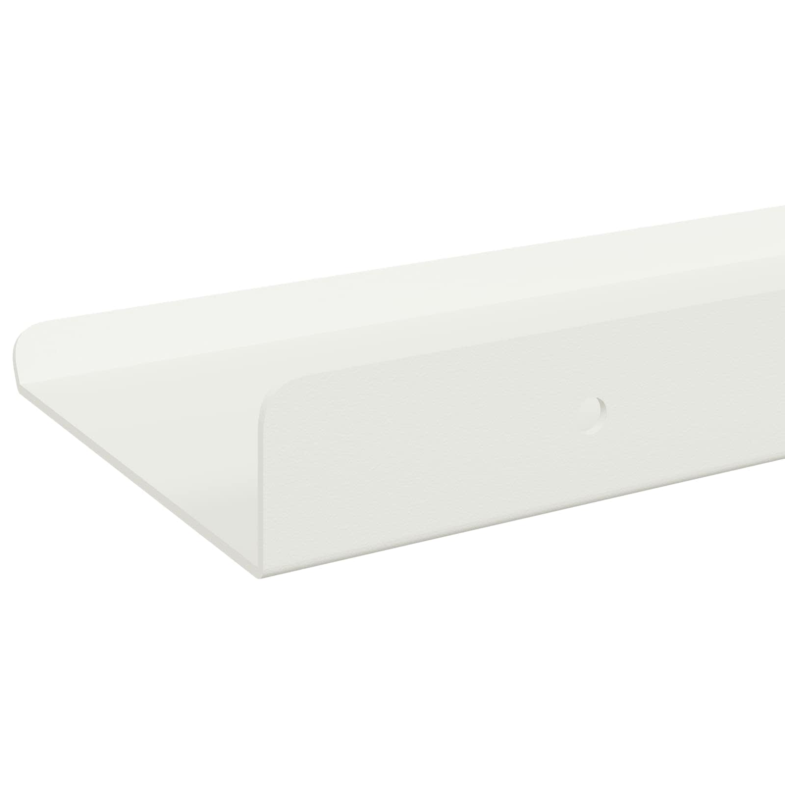 Plovoucí Police Nástěnný 3 Pcs Bílý 40 X 9 X 2,5 Cm Ocel