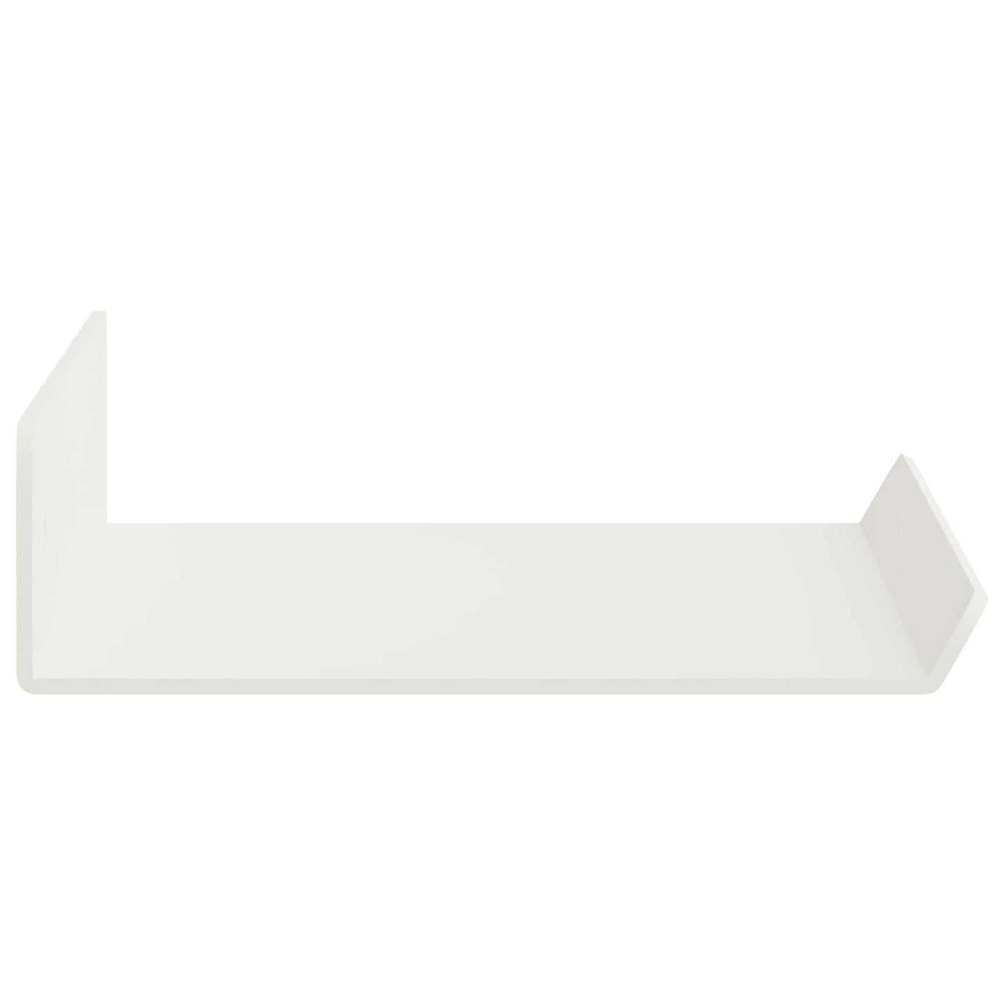 Plovoucí Police Nástěnný 3 Pcs Bílý 40 X 9 X 2,5 Cm Ocel