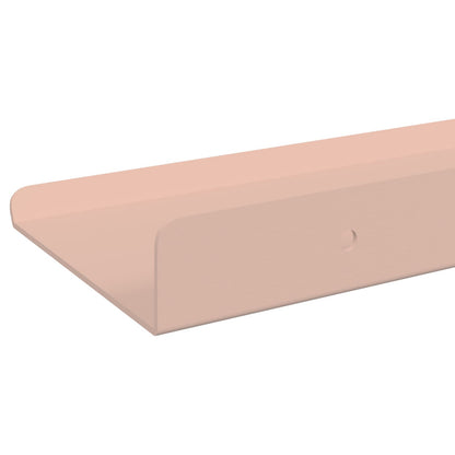 Plovoucí Police Nástěnný 4 Pcs Růžová 30 X 9 X 2,5 Cm Ocel