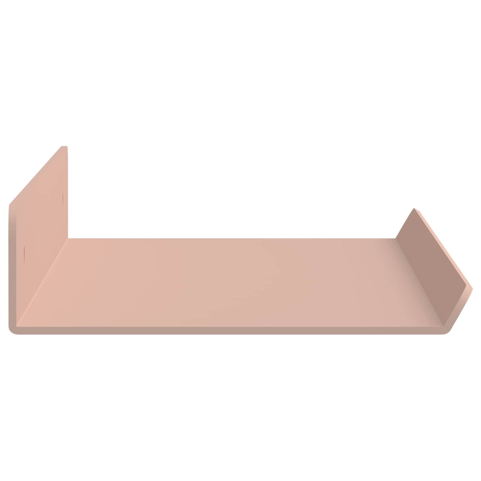 Plovoucí Police Nástěnný 4 Pcs Růžová 40 X 8,5 X 2,5 Cm Ocel