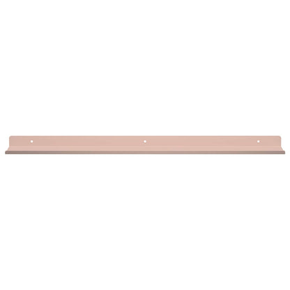 Plovoucí Police Nástěnný 2 Pcs Růžová 60 X 8,5 X 2,5 Cm Ocel