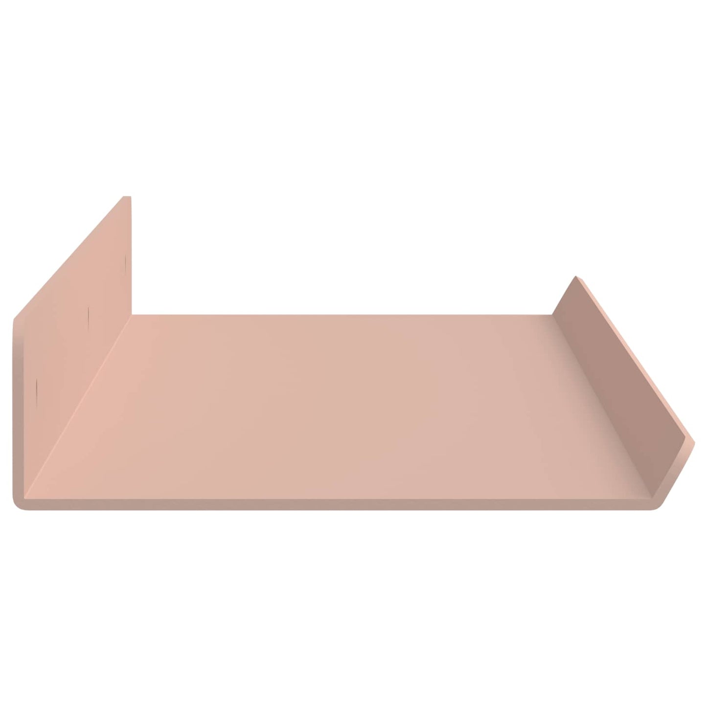 Plovoucí Police Nástěnný 4 Pcs Růžová 60 X 8,5 X 2,5 Cm Ocel