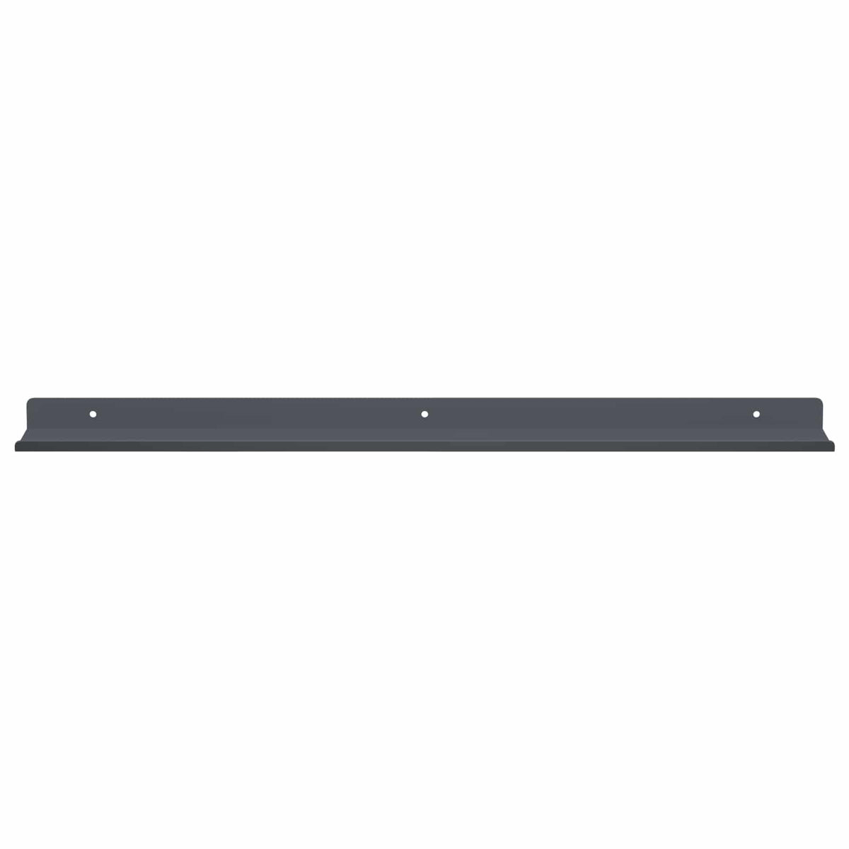 Plovoucí Police Nástěnný 2 Pcs Antracit 60 X 8,5 X 2,5 Cm Ocel