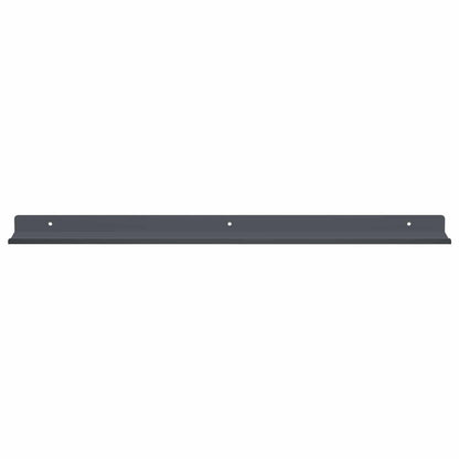 Plovoucí Police Nástěnný 2 Pcs Antracit 60 X 8,5 X 2,5 Cm Ocel