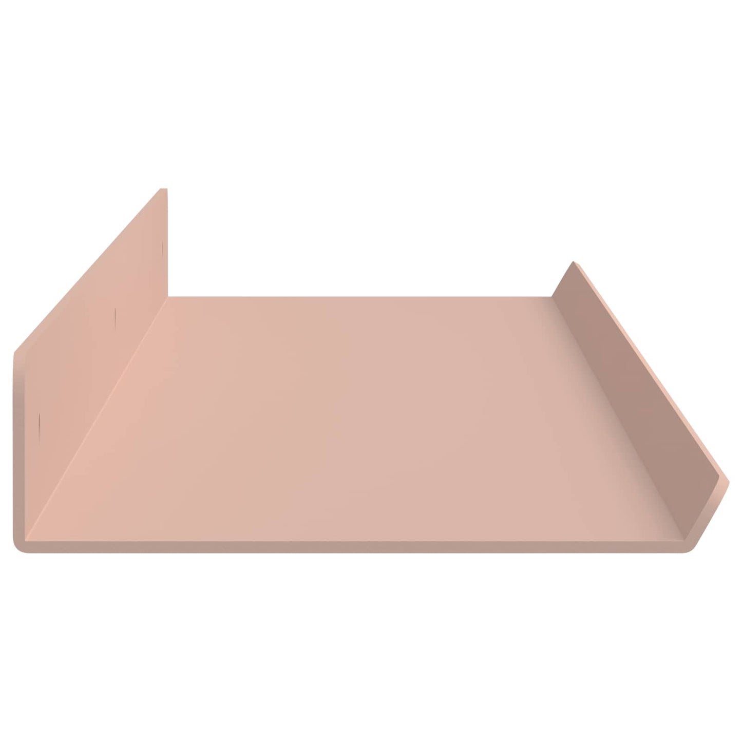 Plovoucí Police Nástěnná Montáž 2 Pcs Růžová 80 X 9 X 2,5 Cm