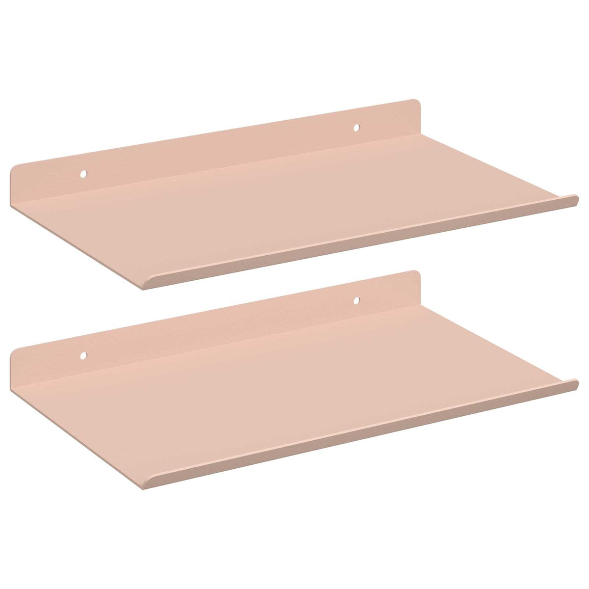 Plovoucí Police Nástěnný 2 Pcs Růžová 30 X 18 X 2,5 Cm Ocel
